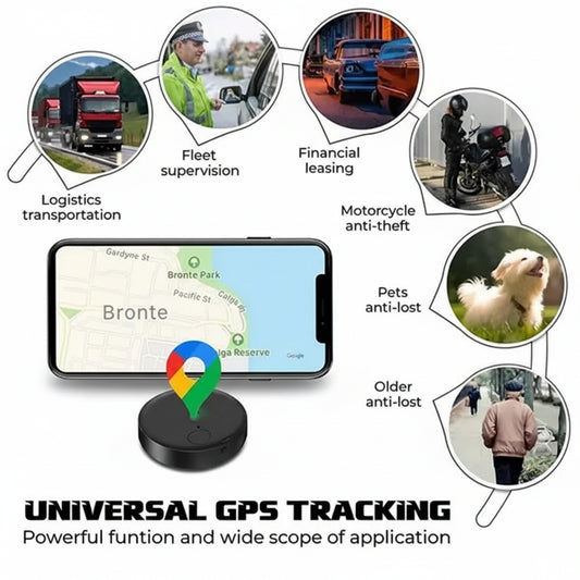 Mini Traceur GPS Anti-Perte — Magnétique, Bluetooth, Autonomie 6 Mois