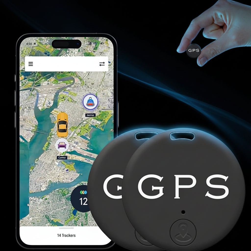 Mini Traceur GPS Anti-Perte — Magnétique, Bluetooth, Autonomie 6 Mois