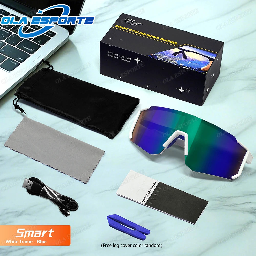Lunettes De Sport Bluetooth – Audio Mains Libres UV400