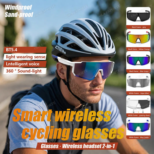 Lunettes De Sport Bluetooth – Audio Mains Libres UV400