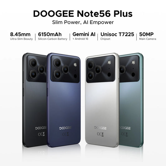 DOOGEE Note56 Plus Android 16 256Go