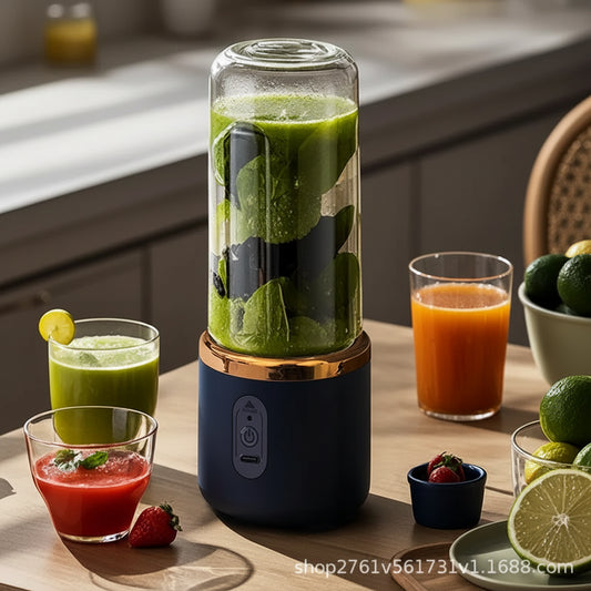 Extracteur de Jus Portable 400ml Rechargeable USB — Blender Smoothie Fruits