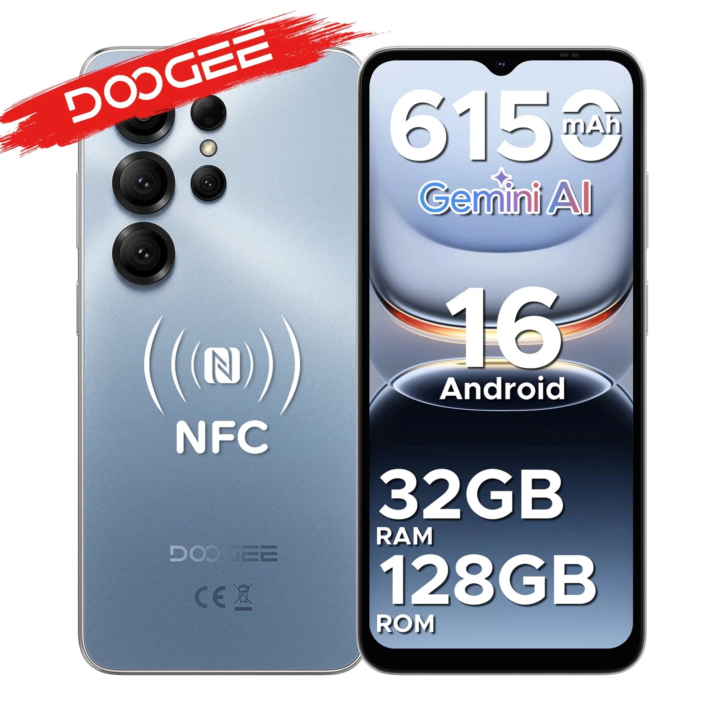 Smartphone Android 16 NFC