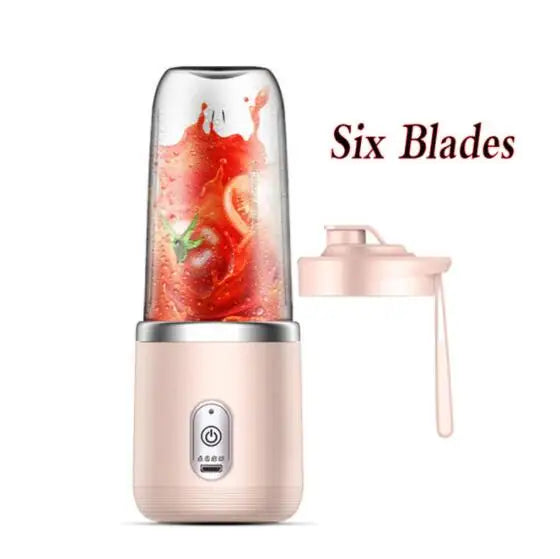Blender Portable 400ml Rechargeable USB — Jus de Fruits, Smoothies & Milkshakes