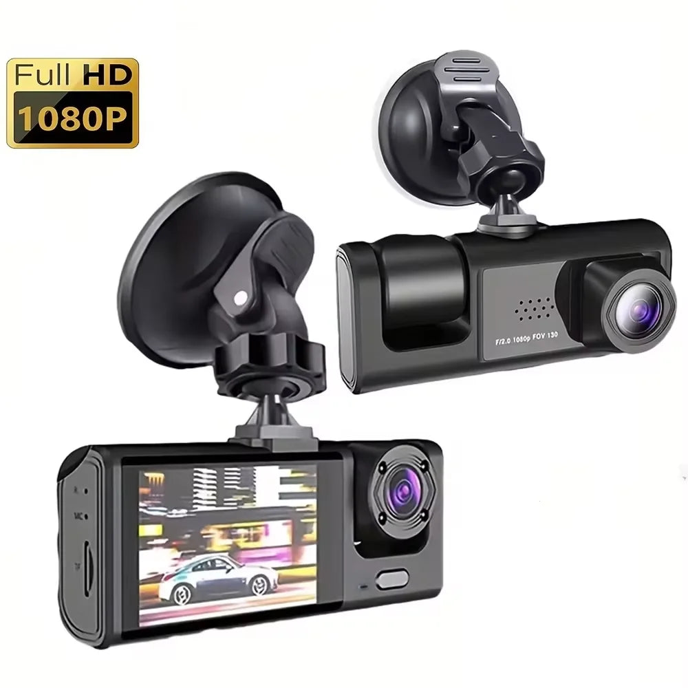 Dashcam 1080P — Vision Nocturne IR, Écran IPS 2", Enregistrement en Boucle