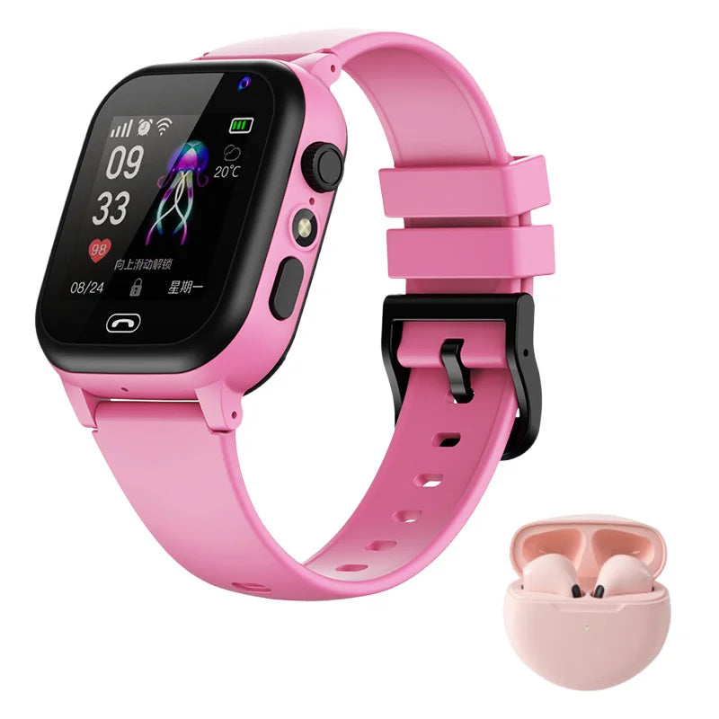 Montre Connectée Lenovo pour Enfants – GPS, SIM, SOS, Étanche