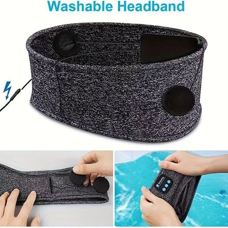Bandeau Sommeil Bluetooth – Musique, Sport & Yoga
