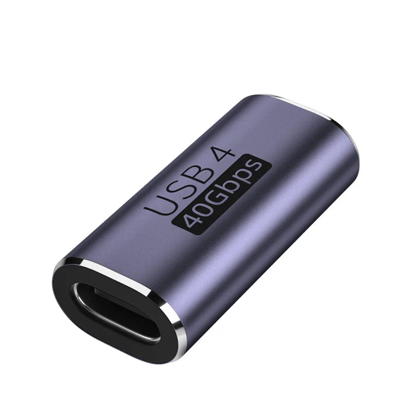 Adaptateur USB-C Coudé 40 Gbps 100W Femelle-Mâle