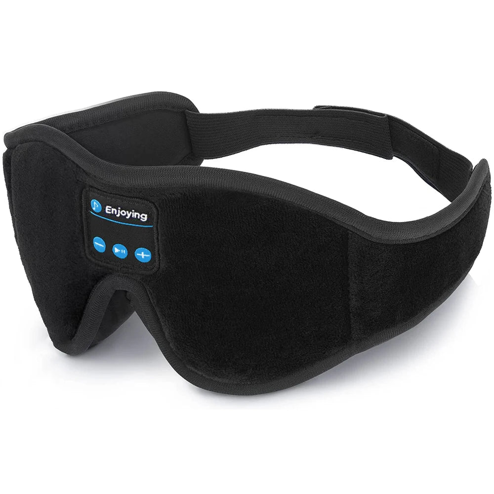 Masque de Sommeil Bluetooth 3D avec Écouteurs HD Intégrés