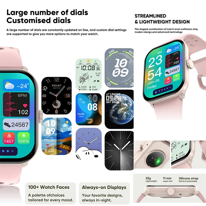 Xiaomi Watch 5 – AMOLED HD & Appels Bluetooth