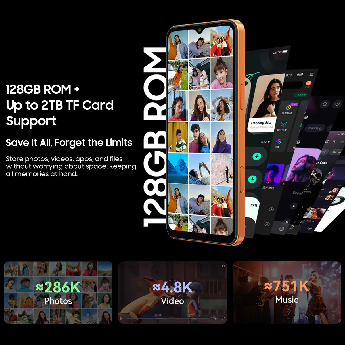 Smartphone Android 16 HD+ NFC