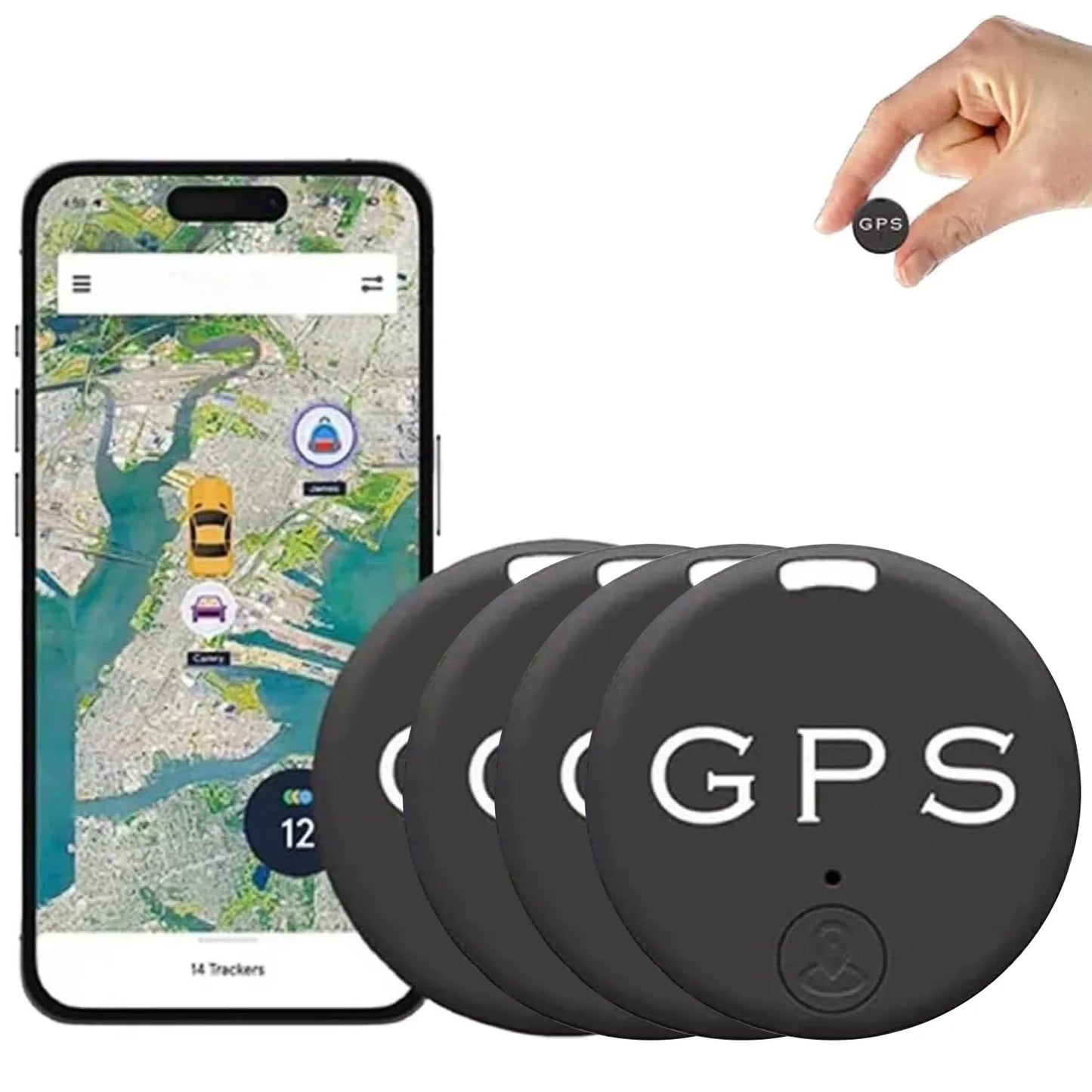 Mini Traceur GPS Anti-Perte — Magnétique, Bluetooth, Autonomie 6 Mois