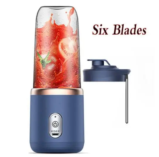 Blender Portable 400ml Rechargeable USB — Jus de Fruits, Smoothies & Milkshakes