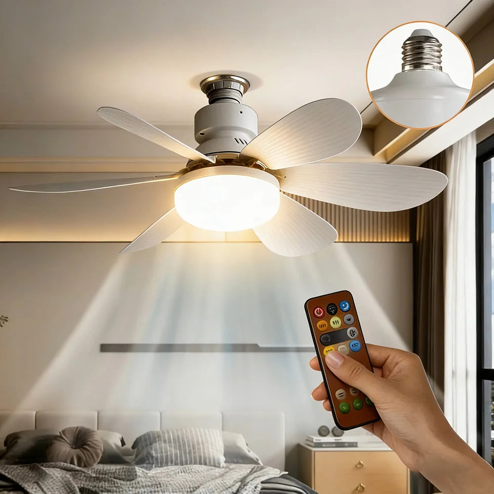 Ventilateur Plafonnier LED Dimmable