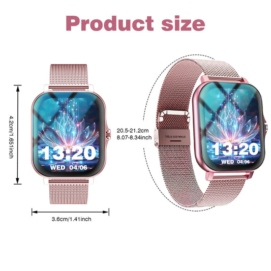 Montre Connectée Sport – Appels, Cardiaque, Oxygène, Sommeil, Multisport