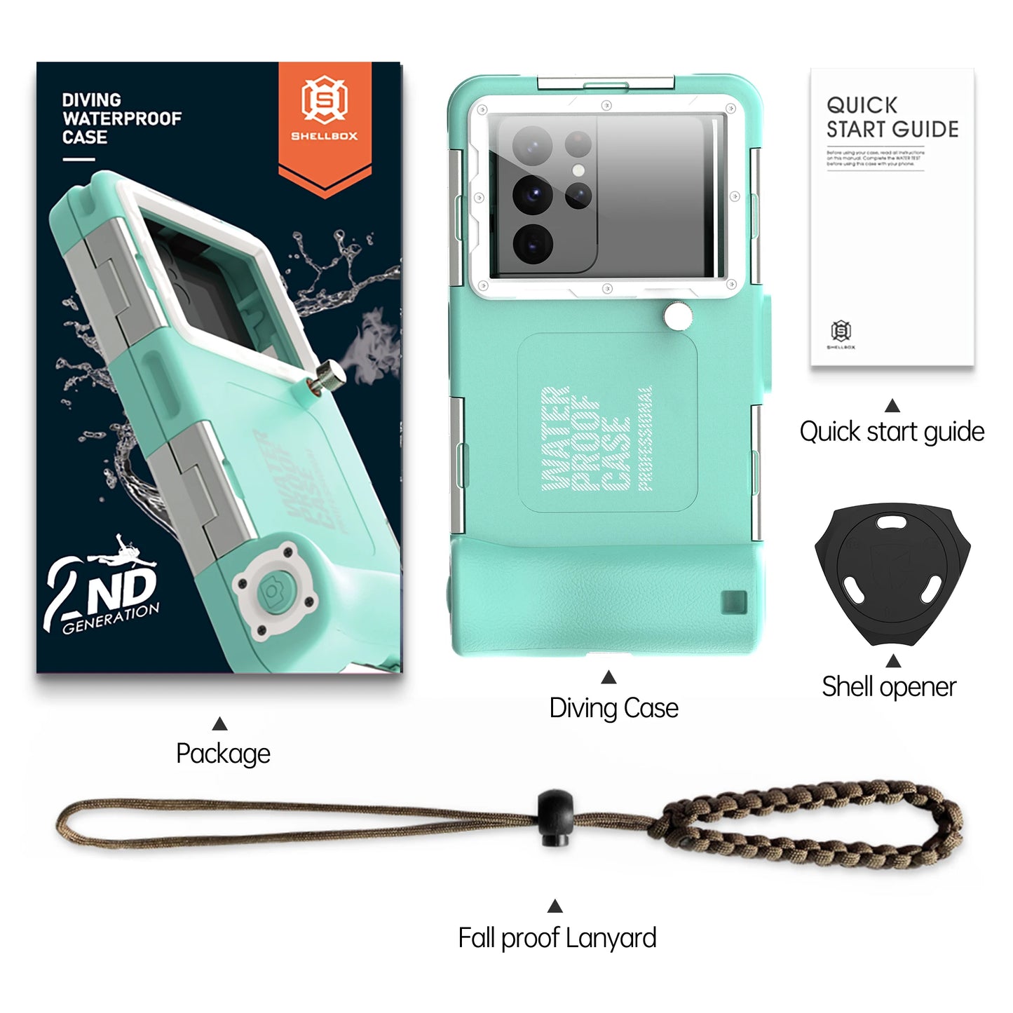 Coque Waterproof IP68 15M – Photos sous-marines, Plongée & Plage