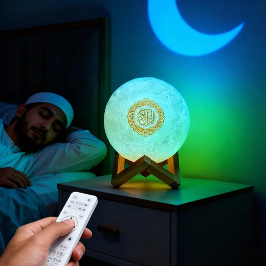 Enceinte Bluetooth  avec Lampe LED – Haut-Parleur Islamique Portable