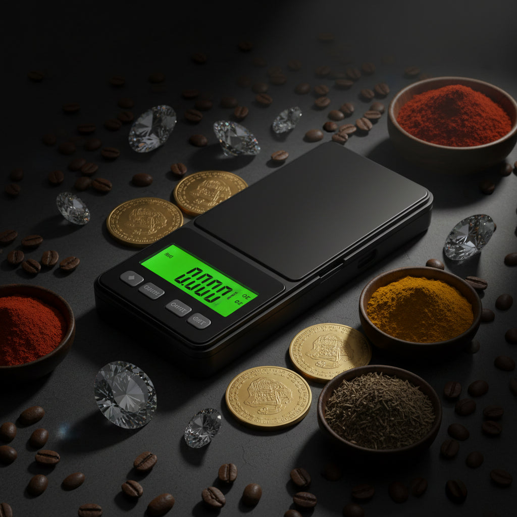 Mini Pocket Scale 500g/0.01g & 1000g/0.1g – Digital Gram
