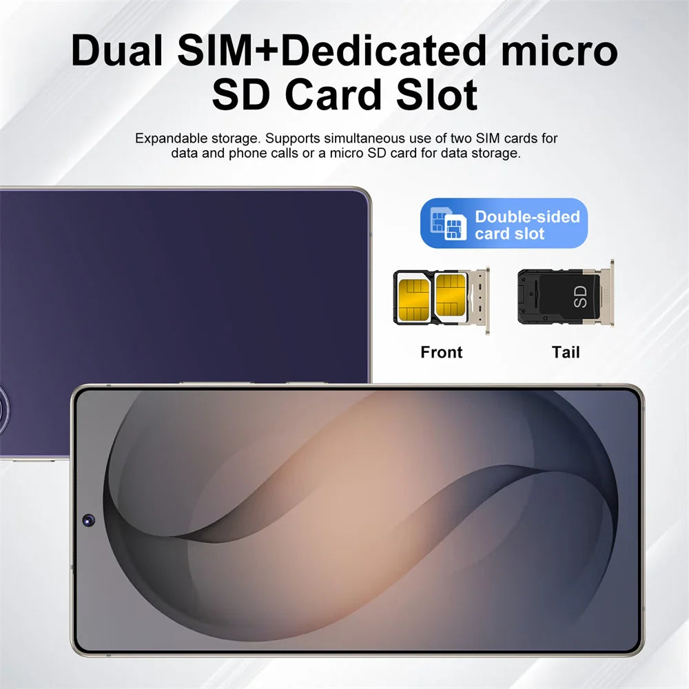 Smartphone Android 15 Double SIM