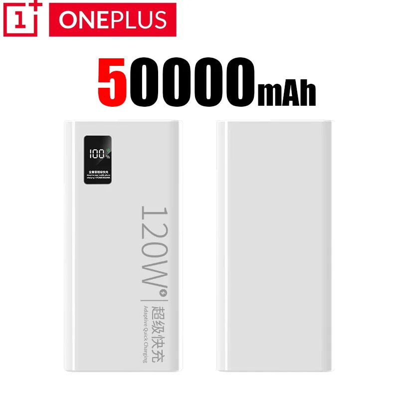 Batterie Externe OnePlus 120W –  | Charge Rapide | USB-C | Affichage Digital