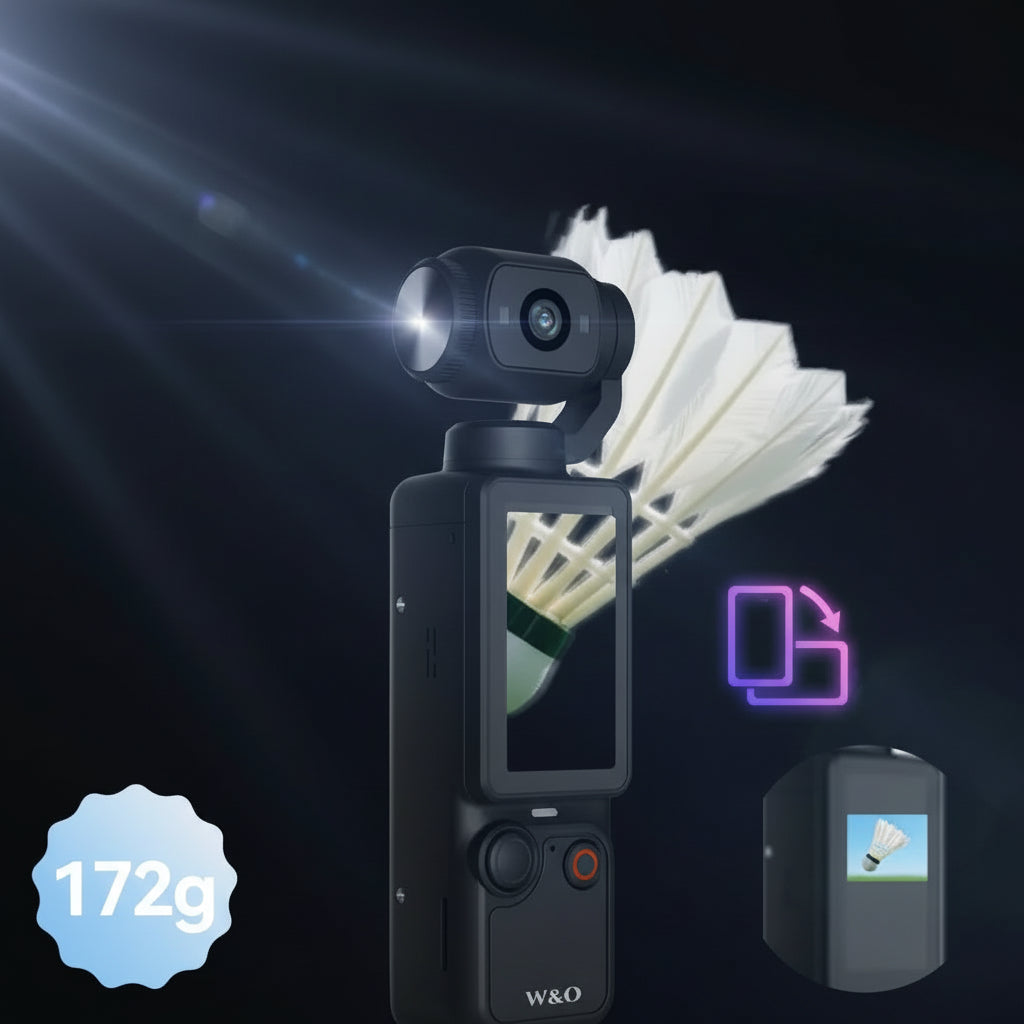 Caméra Sport WiFi EOENKK 1080P – Vélo, Moto, Vlog – Carte 32Go incluse