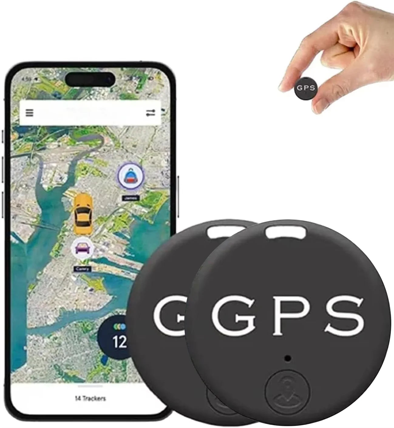 Mini Traceur GPS Anti-Perte — Magnétique, Bluetooth, Autonomie 6 Mois