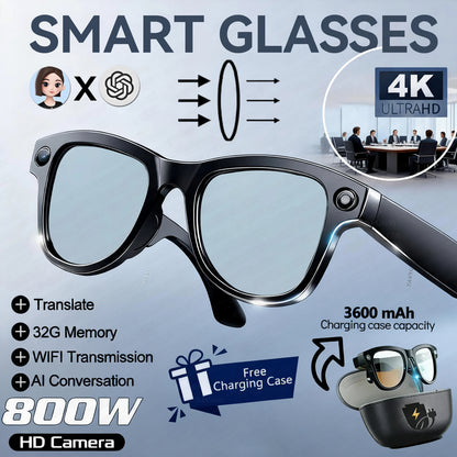 Lunettes Connectées IA Caméra