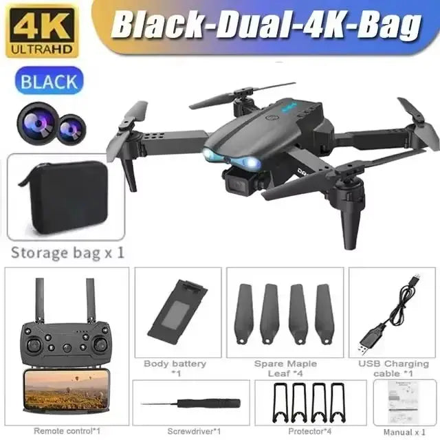 Drone E99 Pro – Double Caméra 4K, WiFi FPV, Pliable, Idéal Débutants