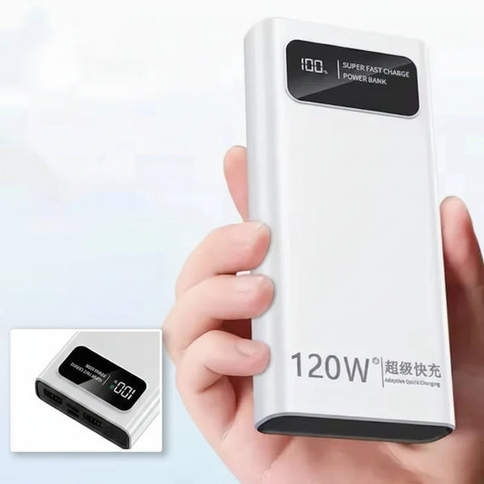 Batterie Externe Lenovo 120W Grande Capacité –  | LED Digital | Charge Rapide Bidirectionnelle