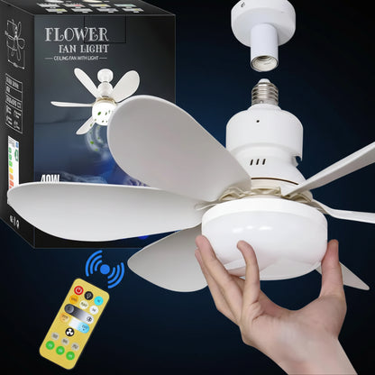 Ventilateur Plafonnier LED Dimmable avec Télécommande
