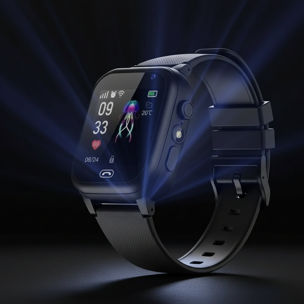 Montre Connectée Lenovo pour Enfants – GPS, SIM, SOS, Étanche