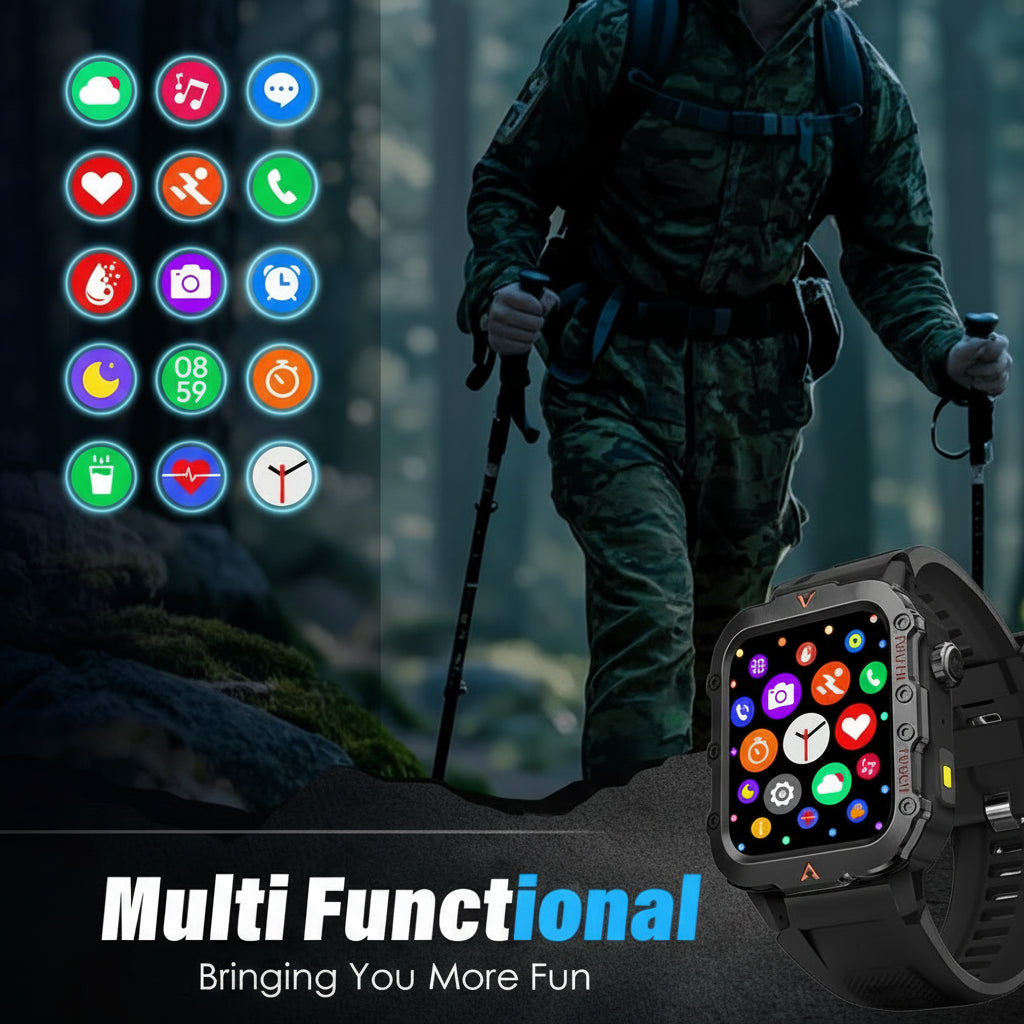 Montre Connectée Sport avec Appel Bluetooth & Suivi Santé