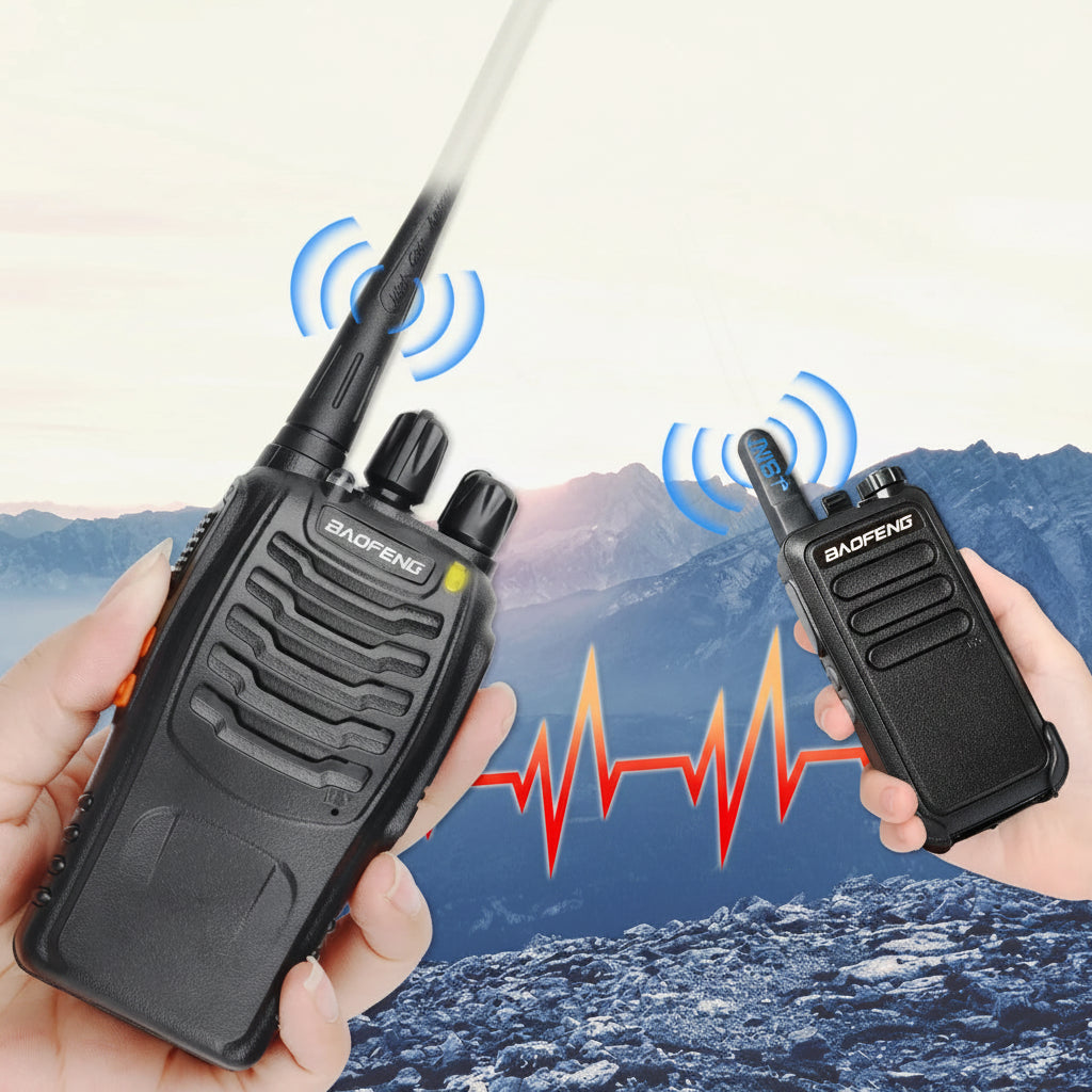 Talkie-Walkie BAOFENG BF-88E Pro — Radio UHF Longue Portée, Copie Sans Fil, VOX