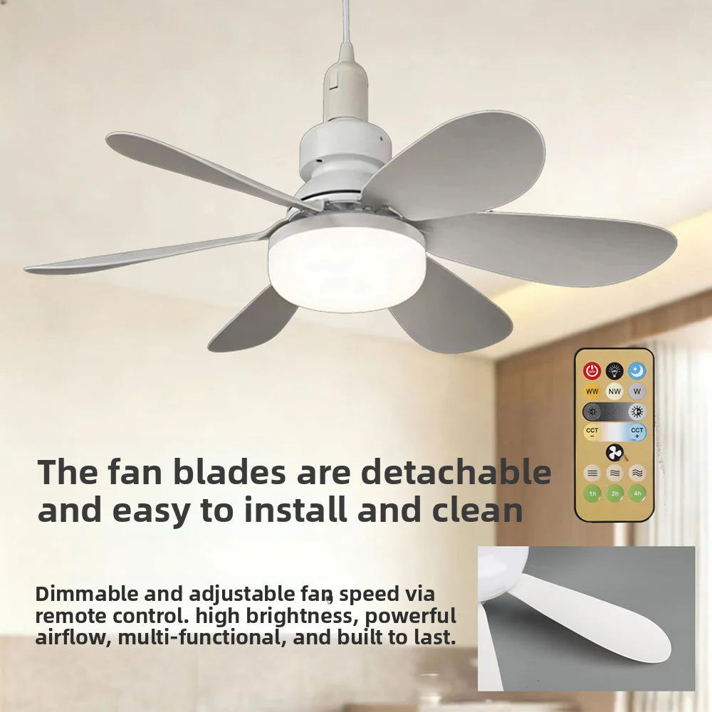 Ventilateur Plafonnier LED Dimmable