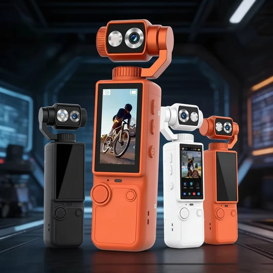 Caméra Sport Portable Lenovo 4K WiFi – Autofocus, Longue Autonomie, Vlog & Moto