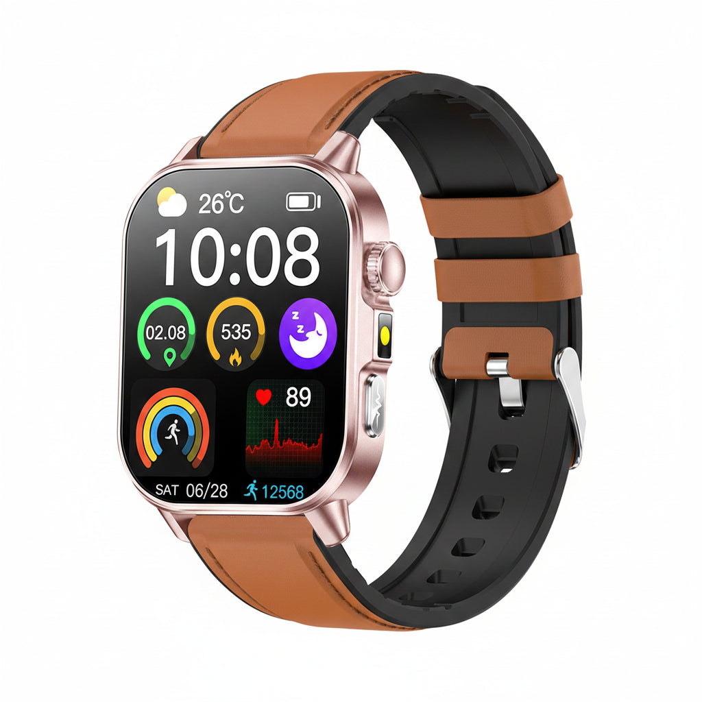 Montre Connectée 2026 – ECG, Appels Bluetooth & Suivi Santé