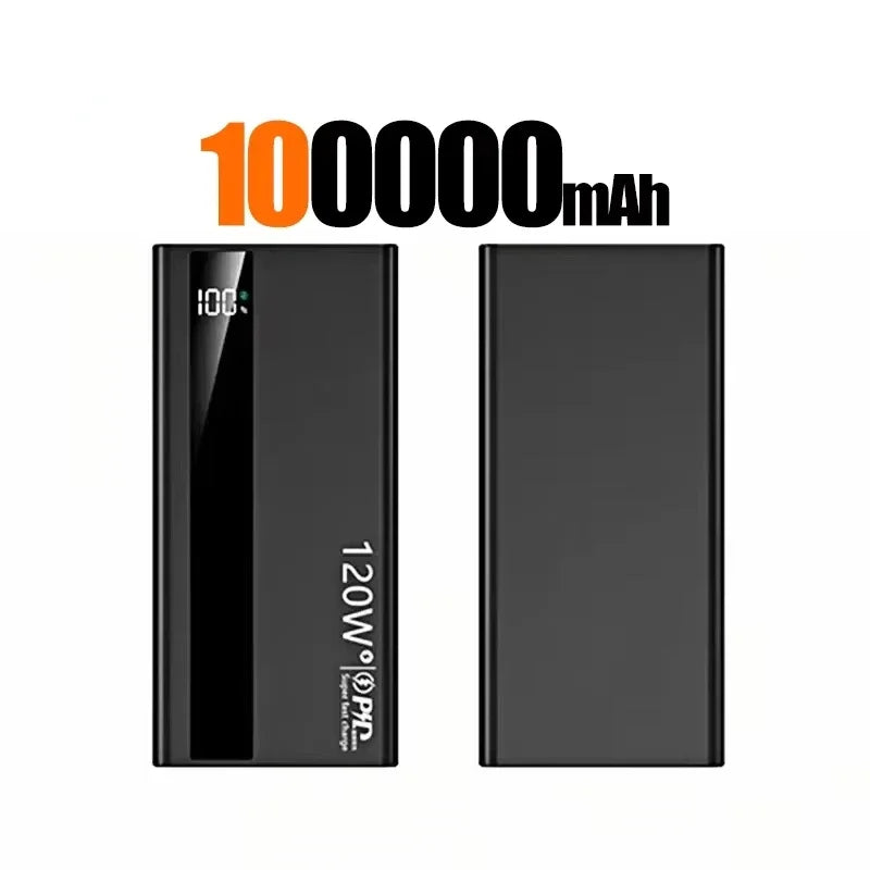 Batterie Externe Lenovo 120W | Charge Rapide | Affichage LED | 2× USB