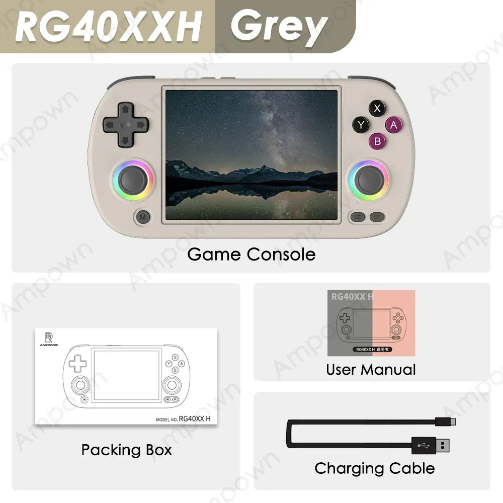 Anbernic RG40XX H – Console de Jeu Portable Rétro