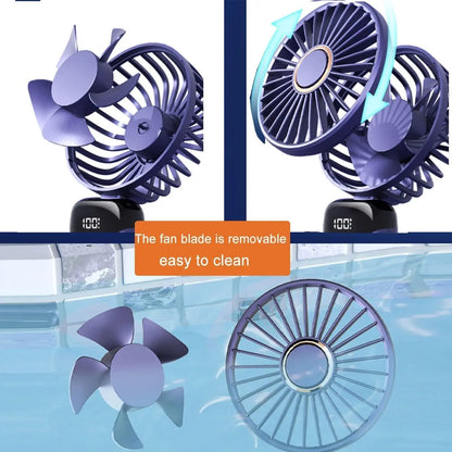 Ventilateur Mini Portable USB Pliable Avec Écran LED