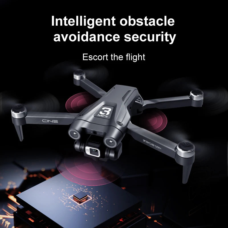Drone Lenovo Z908 Pro MAX – Caméra 4K/6K/8K, Moteur Brushless, WiFi FPV, Pliable