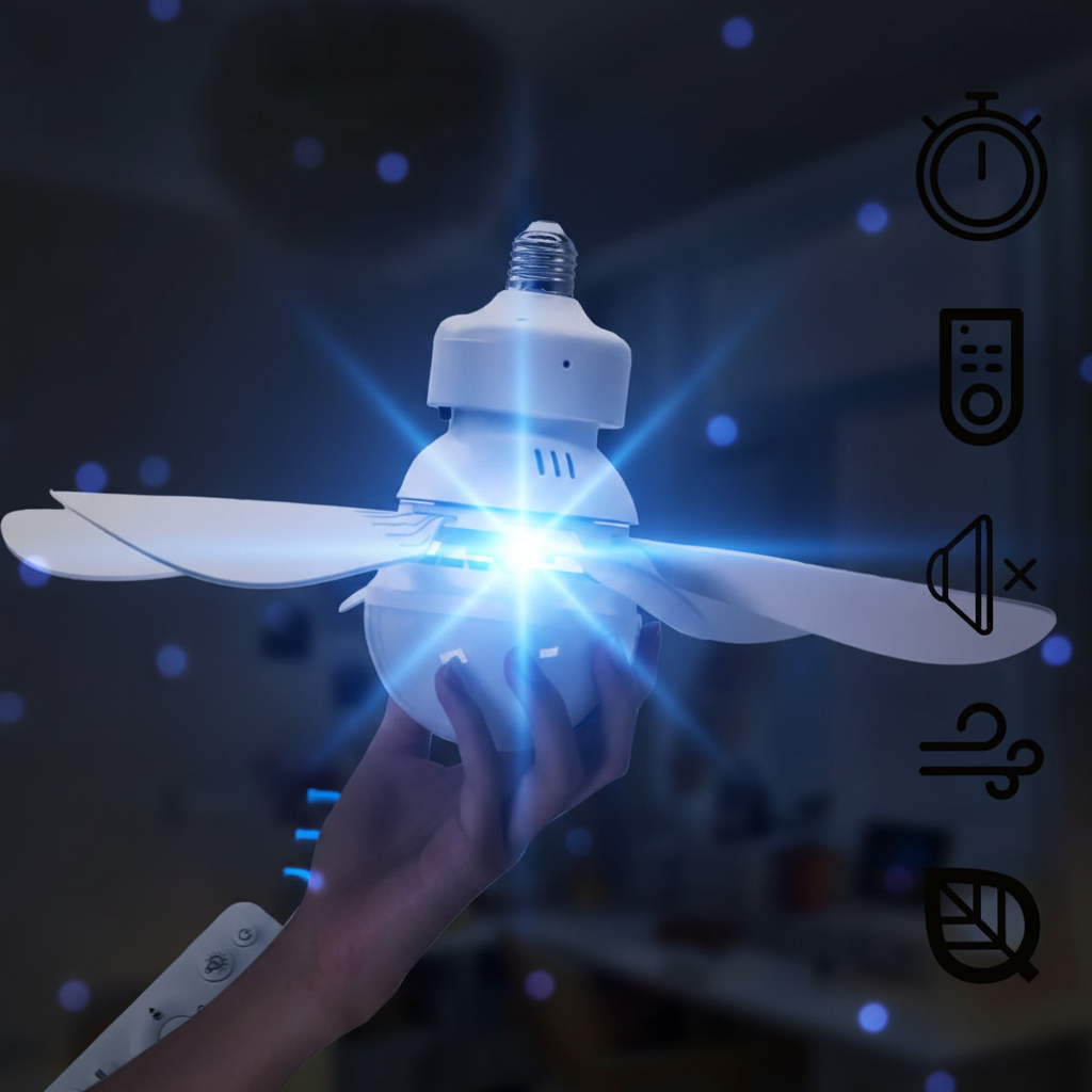 Ventilateur Plafonnier LED avec Télécommande