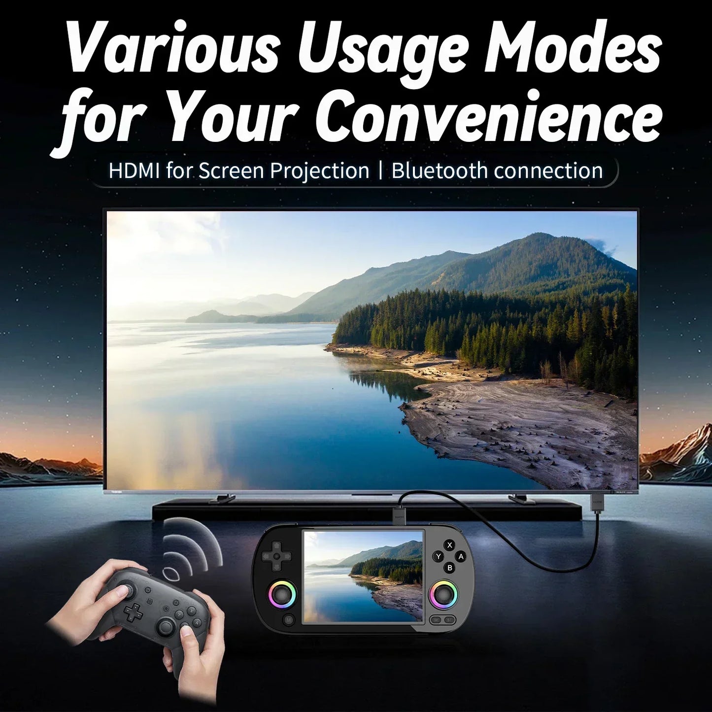 Anbernic RG40XX H – Console de Jeu Portable Rétro