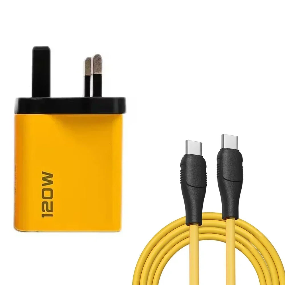 Chargeur Mural 120W BAPPSUS – 4 Ports | Charge Rapide | Prise EU / UK / US