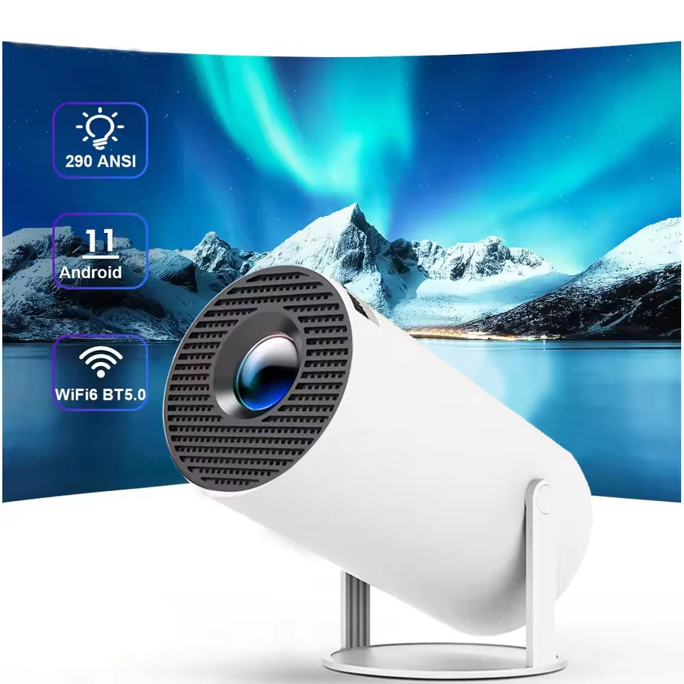Projecteur Portable 4K HY300 – Android 11 WiFi 6 Bluetooth 5.0
