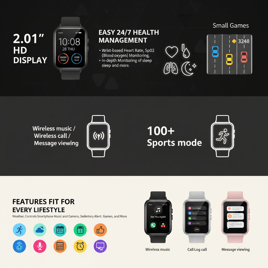 Xiaomi Watch 5 – AMOLED HD & Appels Bluetooth