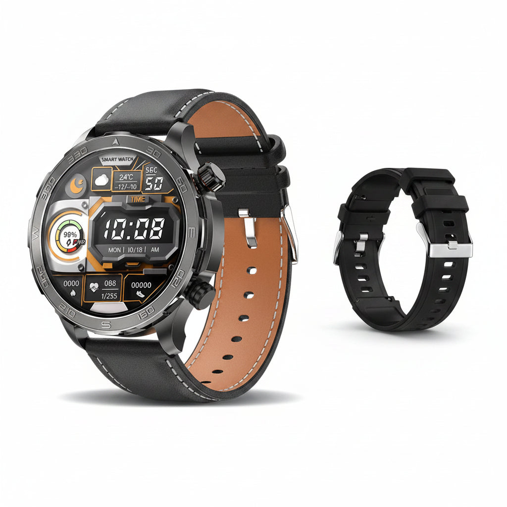 Montre Connectée Homme – Appels Bluetooth, GPS & Suivi Fitness AMOLED