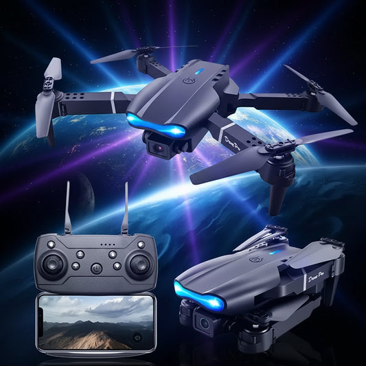 Drone E99 Pro – Double Caméra 4K, WiFi FPV, Pliable, Idéal Débutants