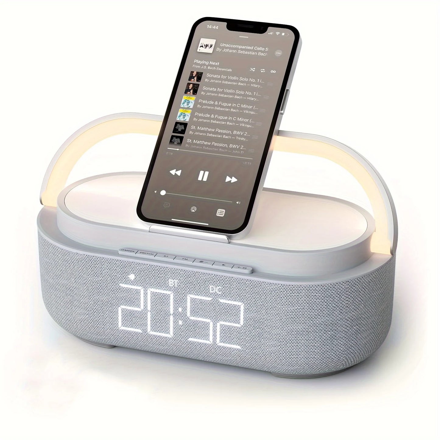 Réveil Intelligent Avec Chargeur Sans Fil 15W