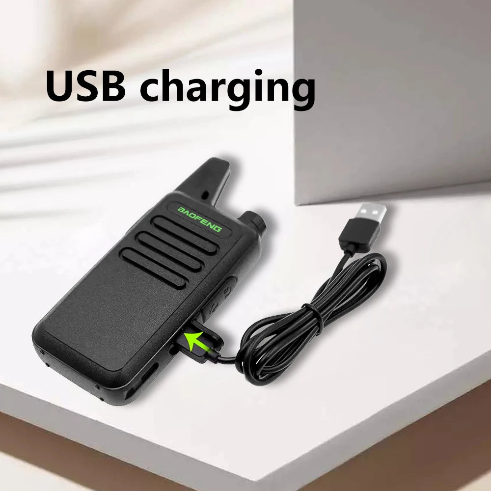 Talkie-Walkie BAOFENG BF-T20 — Radio Portable UHF, IP45, VOX, Charge USB