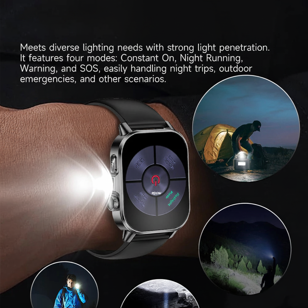 Montre Connectée 2026 – ECG, Appels Bluetooth & Suivi Santé